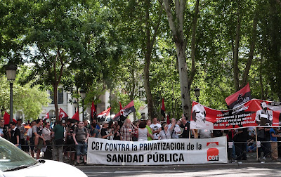 29 de Mayo 2012 CGT Frente al Ministerio de Sanidad en Madrid.jpg