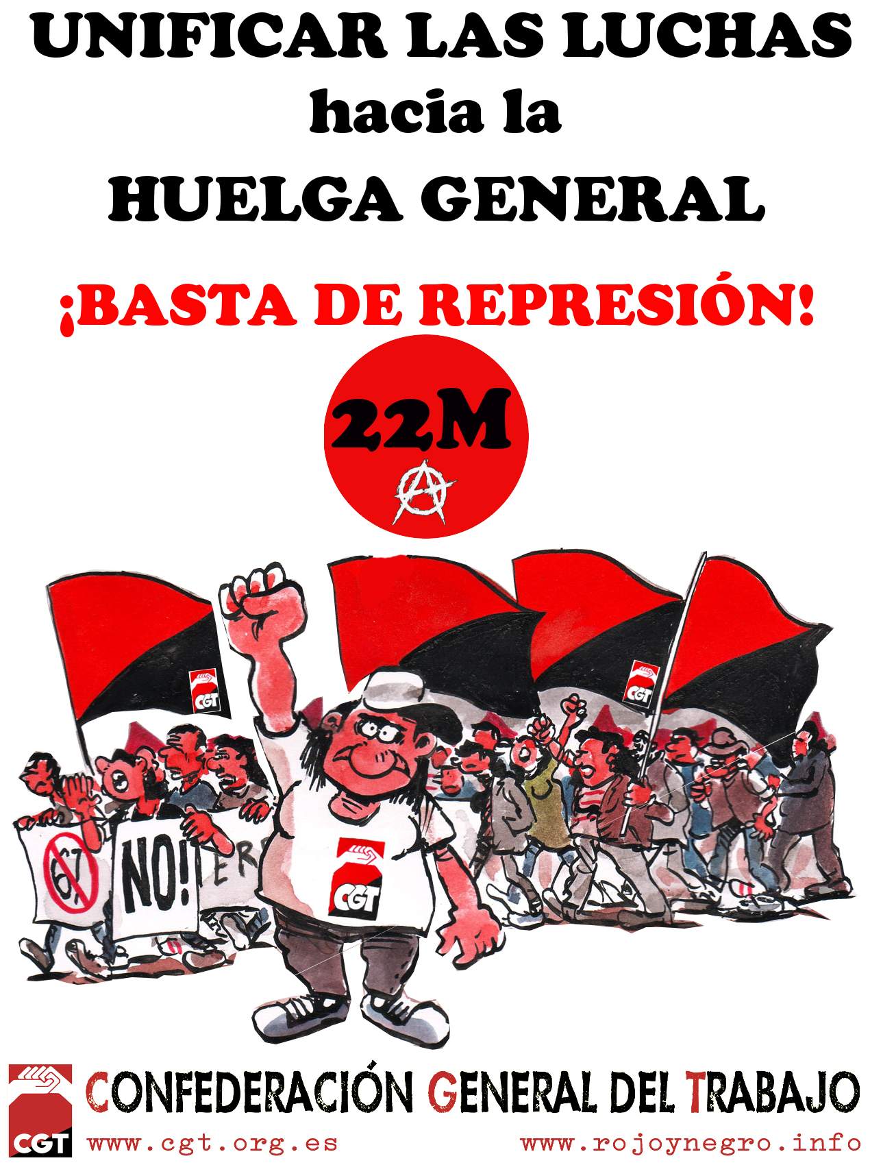 UNIFICAR LAS LUCHAS hacia la HUELGA GENERAL.JPG