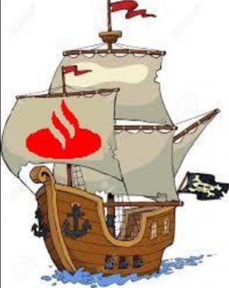 Imagen de €R€ en Banco Santander. Piratas de Boadilla