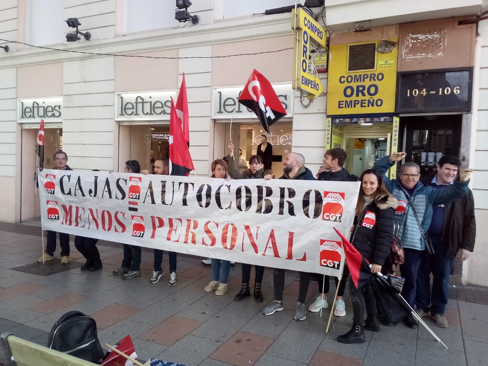 Imagen de CGT Gana las elecciones en Zara y Lefties en Madrid