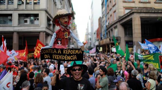 Imagen de Contra la Reforma de las Pensiones en Brasil