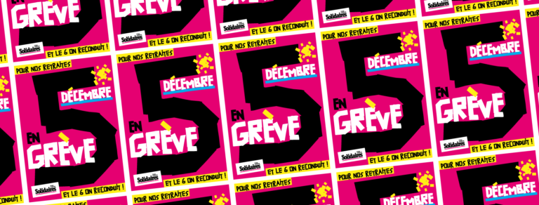 Imagen de En defensa del sistema público de pensiones, solidaridad con la huelga del día 5 de diciembre en Francia