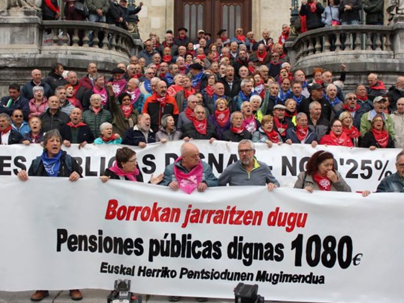 Imagen de CGT-LKN ante la Huelga General del día 30 de enero