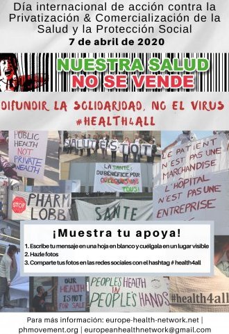 Imagen de Invertir en salud para todos y todas «Difundir la solidaridad, no el virus»