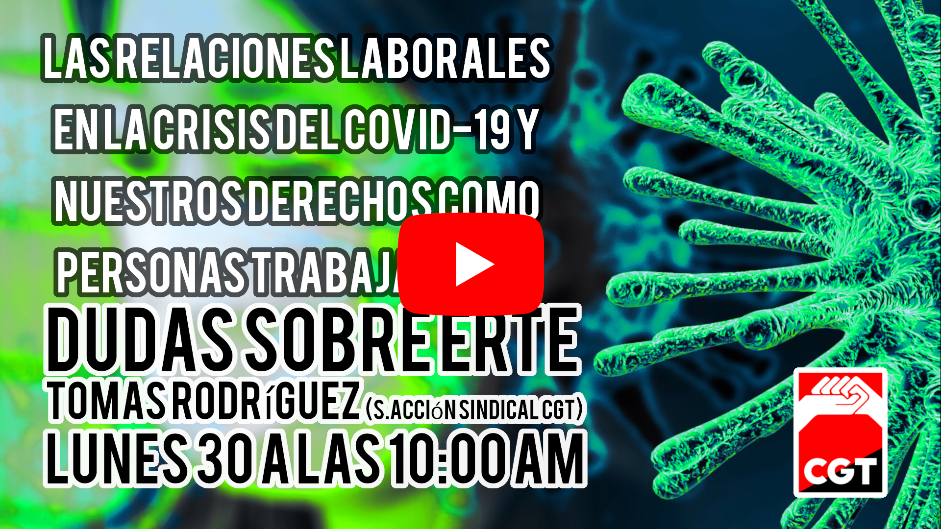 Imagen de Lunes 30 10:00 AM – Covid-19 ERTE