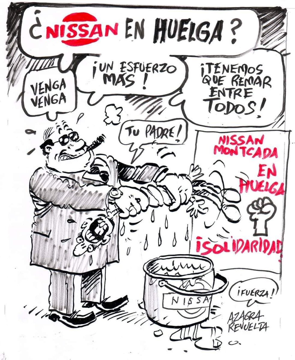Imagen de Apoyo a los huelguistas de Nissan en Cataluña
