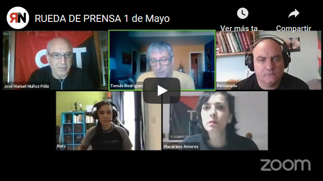 Imagen de Rueda de prensa 1 de Mayo
