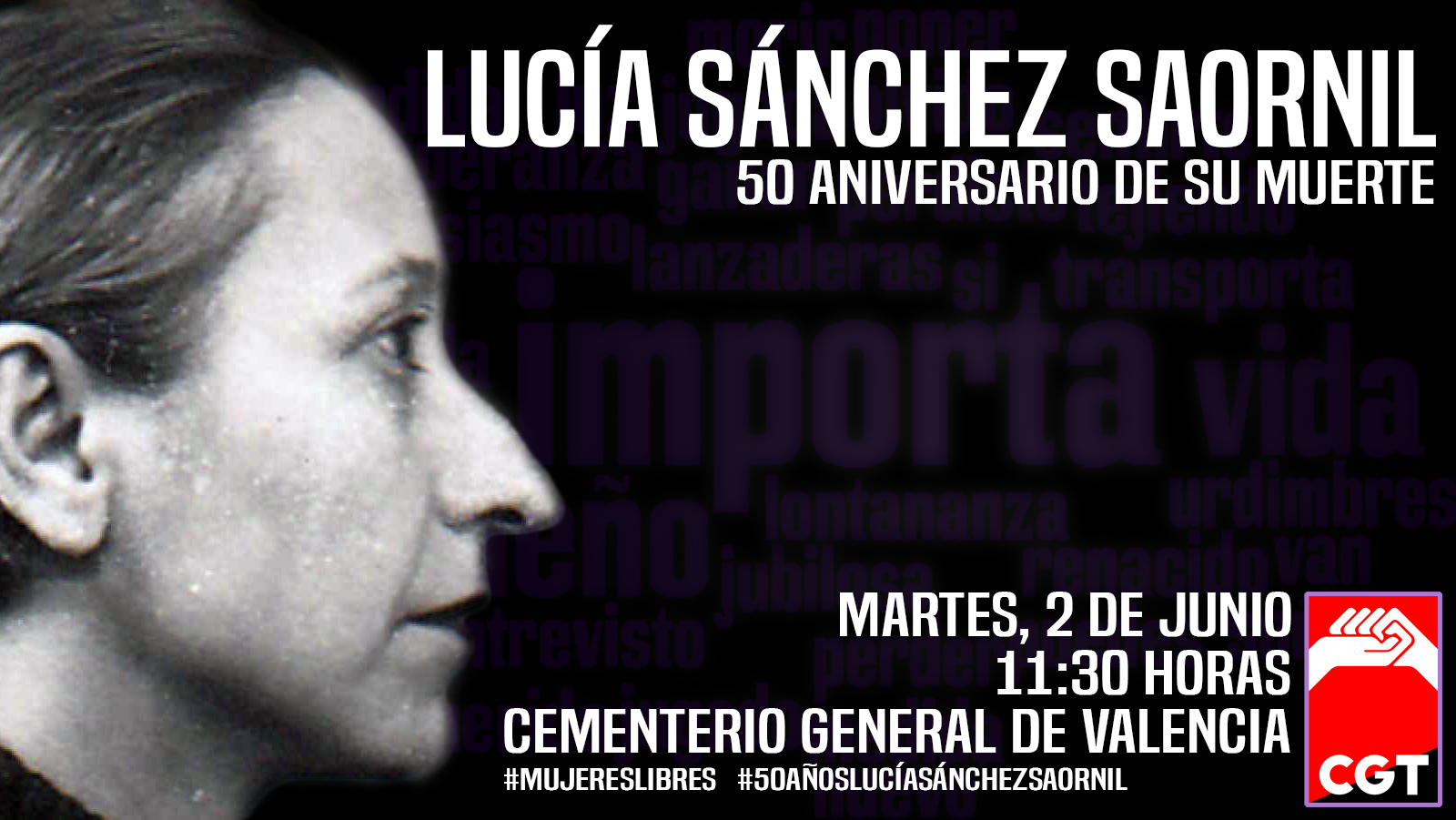 Imagen de CGT homenajea a Lucía Sánchez Saornil
