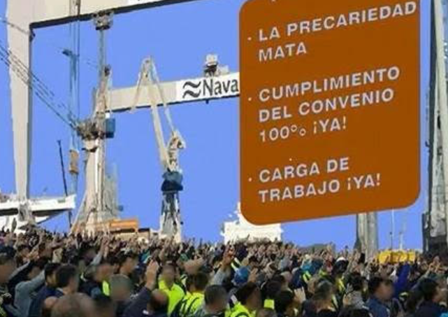 Imagen de Se retrasa el inicio de la huelga general indefinida en el sector del Metal en Bahía de Cádiz – La Janda hasta las 00:00 h. del 4 de septiembre