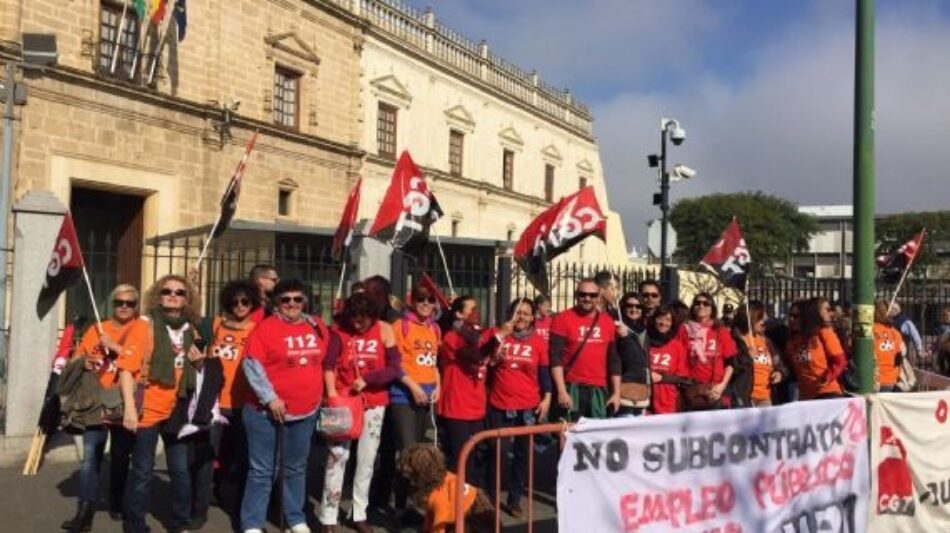 Imagen de La plantilla del 112 Andalucía irá a la huelga en las fechas clave del periodo navideño