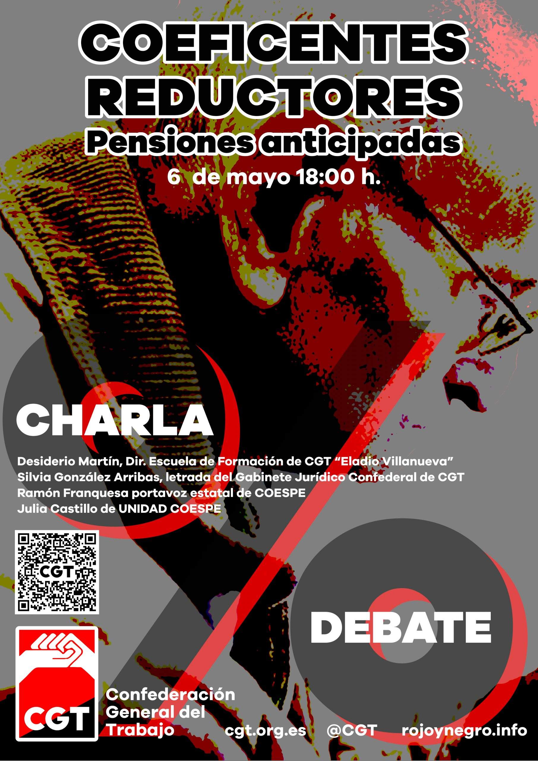 Imagen de Charla/Debate: Coeficientes reductores. Pensiones anticipadas