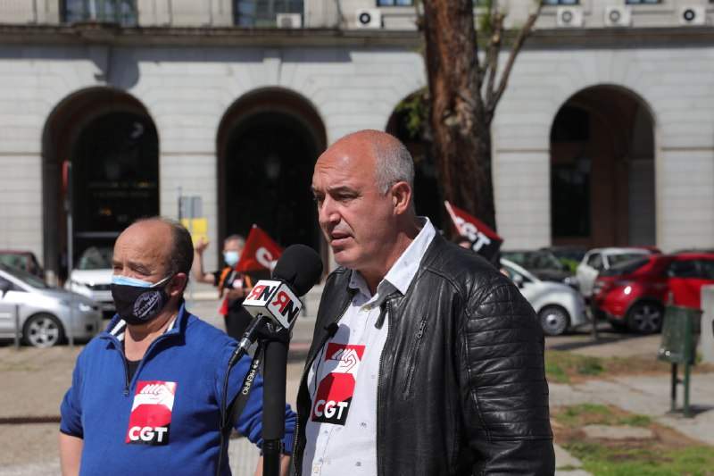Imagen de CGT advierte al Ministerio de Trabajo del Gobierno de PSOE-Unidas Podemos que plantarán cara a cualquier intento de desalojo de su sede de la calle Alenza en Madrid