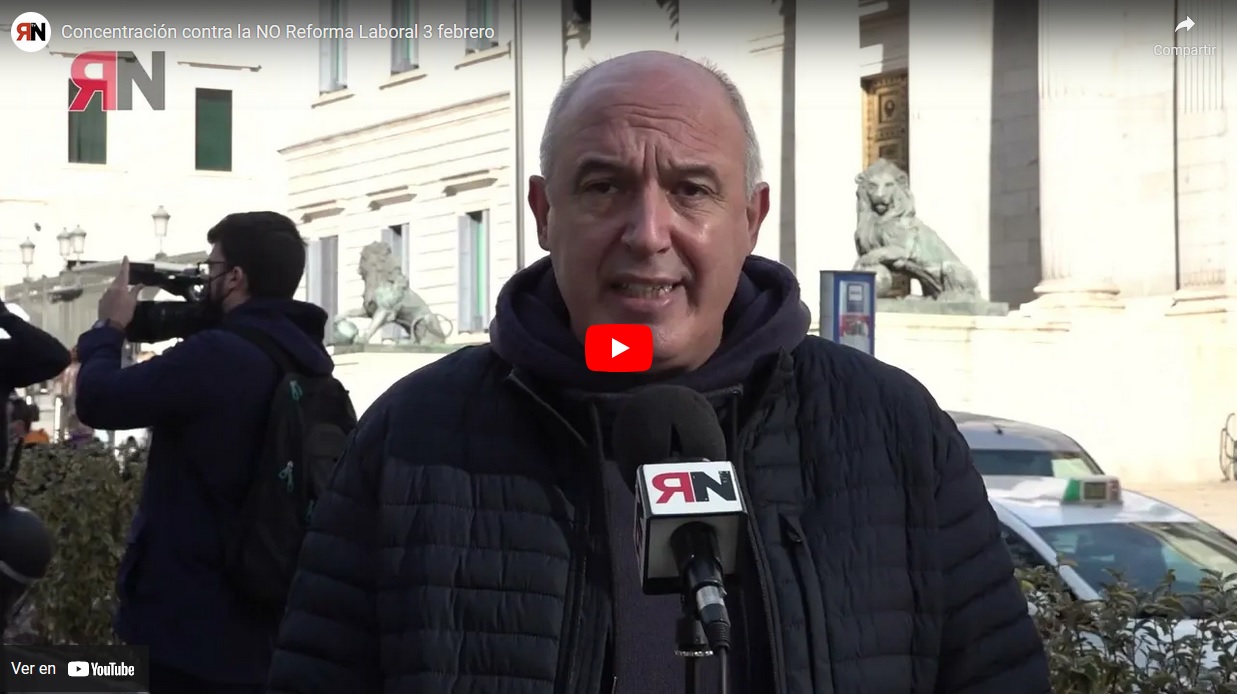 Imagen de Vídeo: Concentración contra la NO Reforma Laboral 3 feb