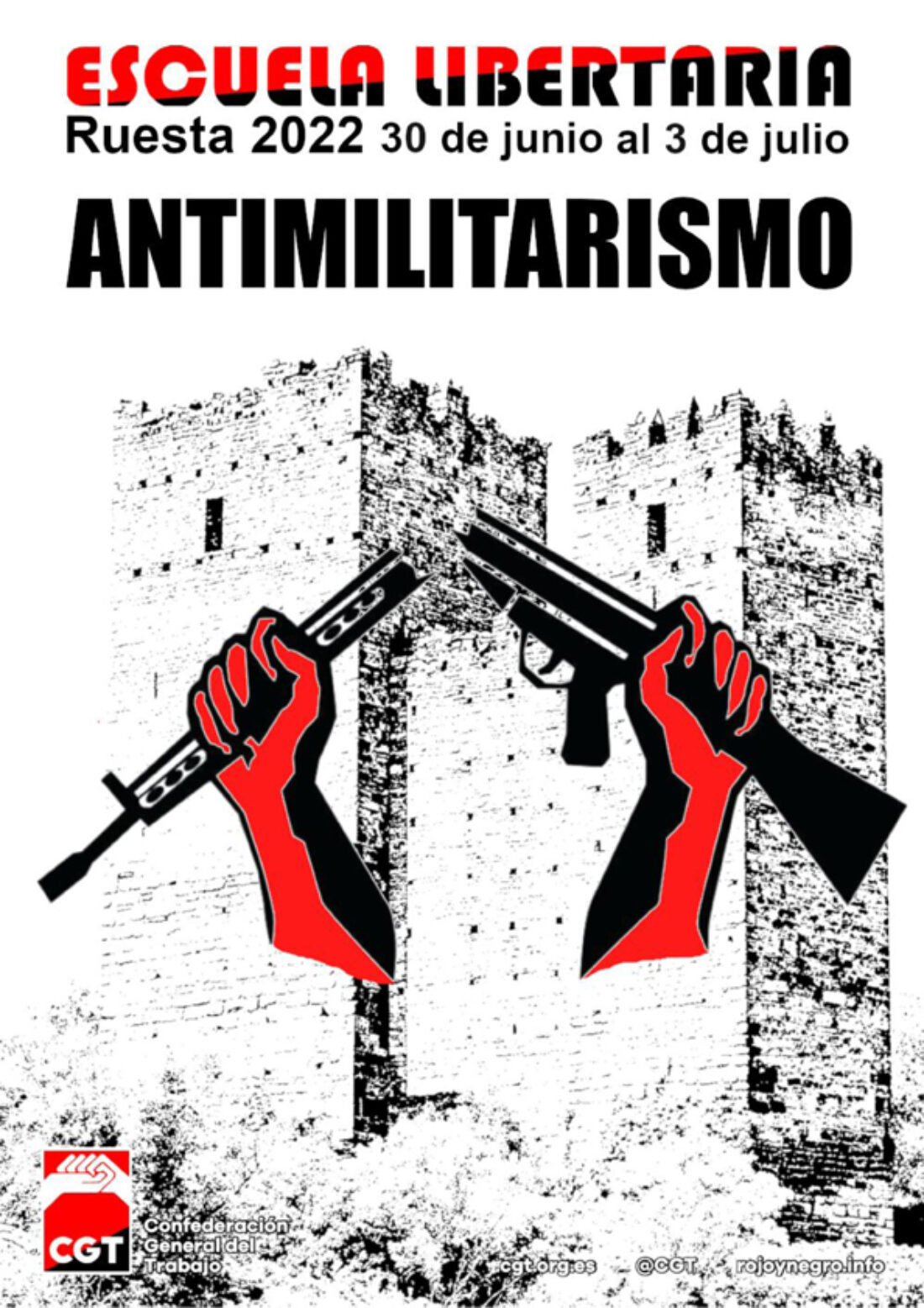 Imagen de Escuela Libertaria de verano 2022: ANTIMILITARISMO