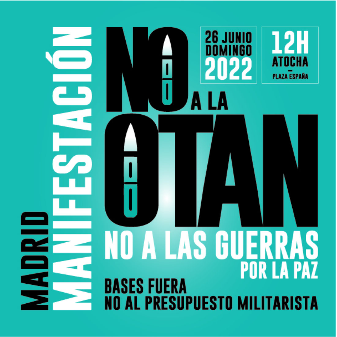 Imagen de 26 de junio: Manifestación ¡NO A LA OTAN!