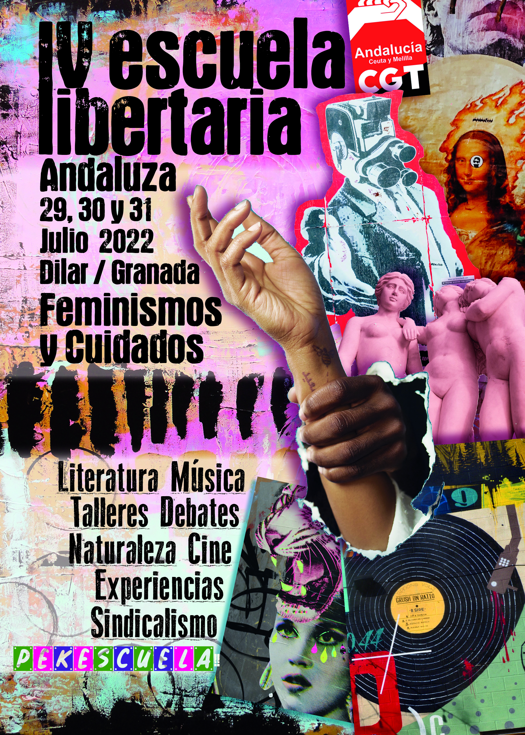 Cartel Escuela Libertaria Dilar 2022
