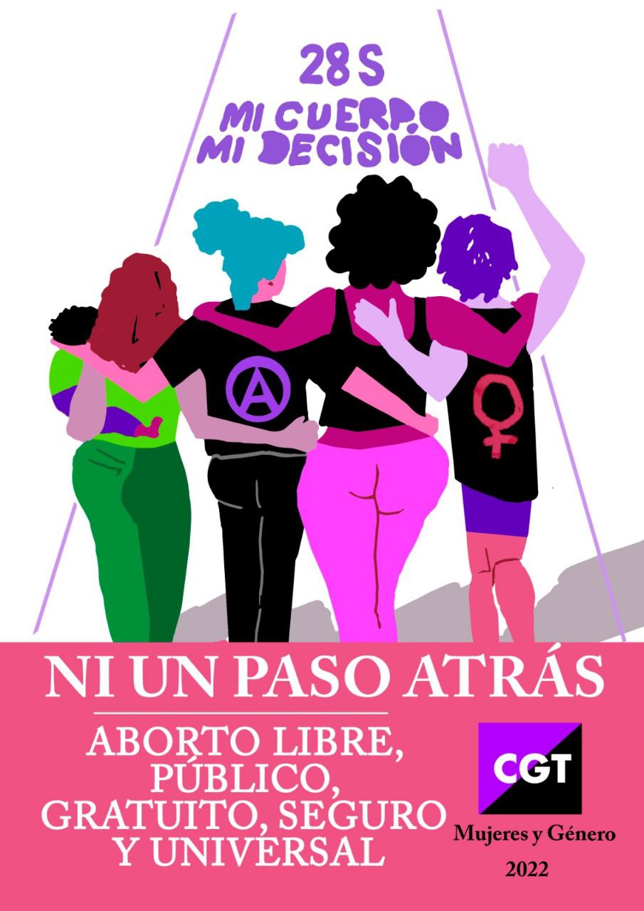 Imagen de MANIFIESTO DE CGT A FAVOR DE LA LUCHA POR EL DERECHO AL ABORTO