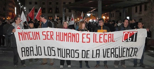 Imagen de CGT condena el asesinato de la migrante subsahariana a manos de la policía marroquí en la playa de Akhfennir