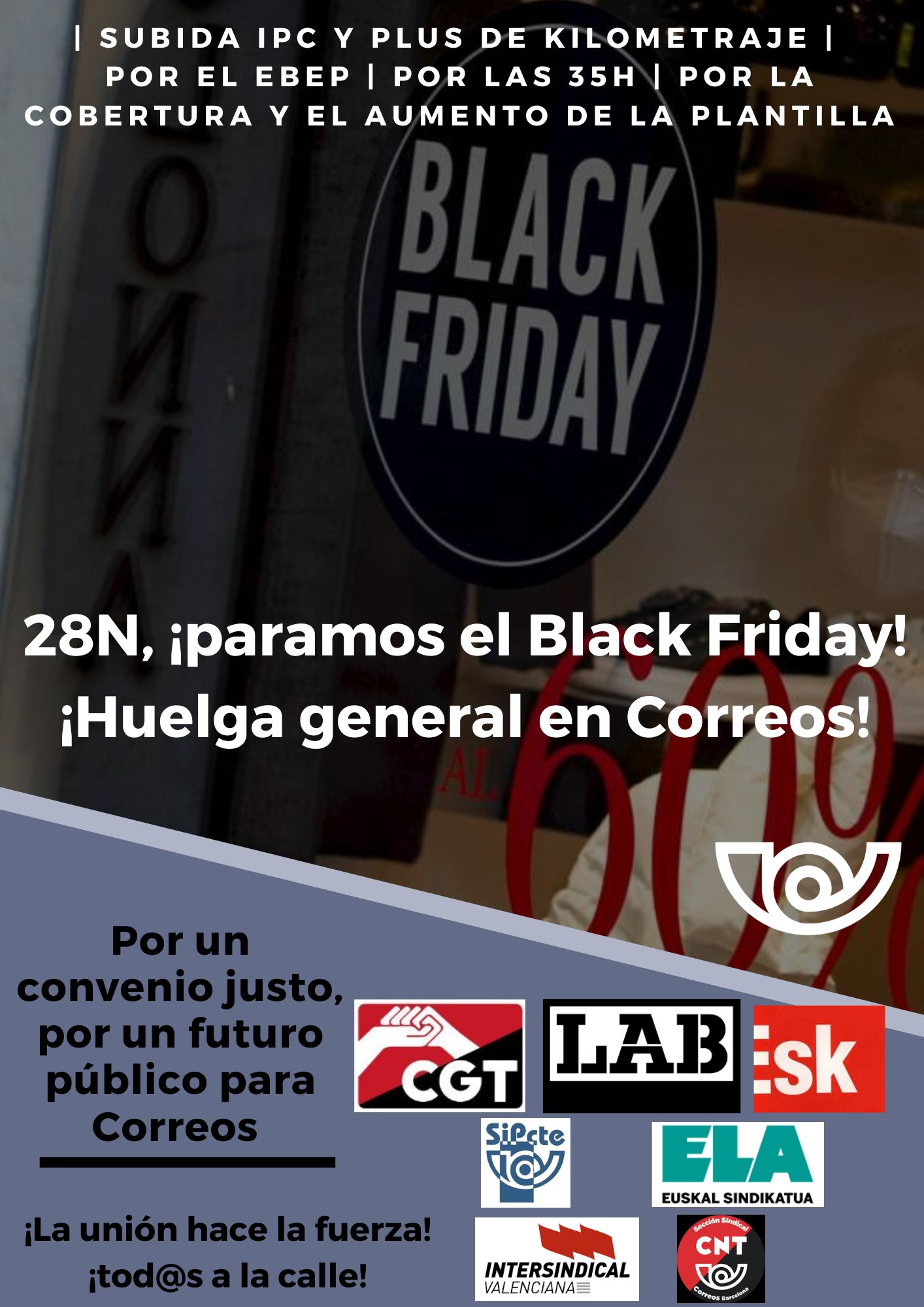 Imagen de Habrá huelga general en Correos el 28 de noviembre: arrancan las movilizaciones coincidiendo con el Black Friday