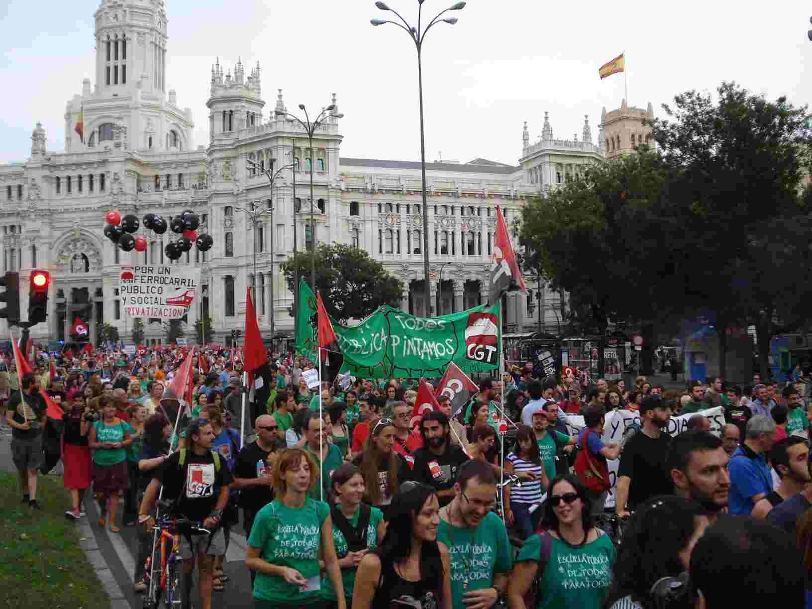 Imagen de CGT denuncia la cesión de terrenos públicos en Vallecas (Madrid) a empresas privadas