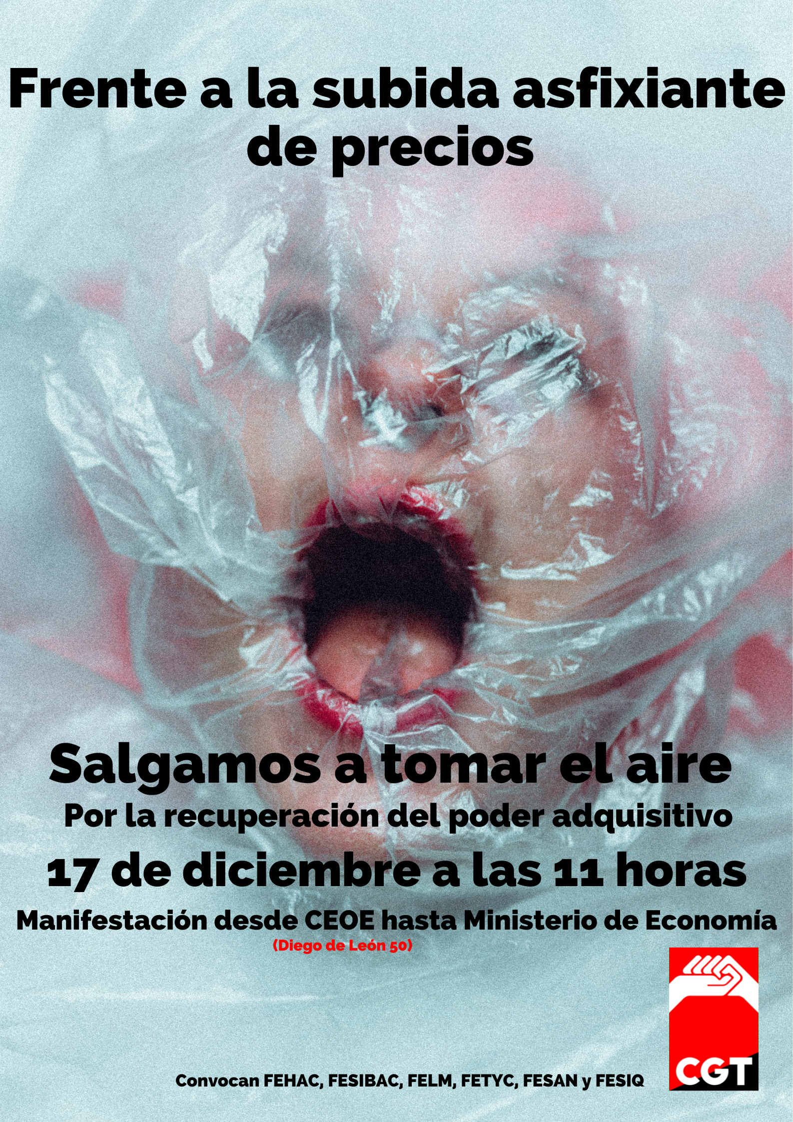 Imagen de Federaciones sectoriales de la CGT convocan una manifestación contra la subida de precios y la devaluación de los salarios el próximo 17 de diciembre en Madrid
