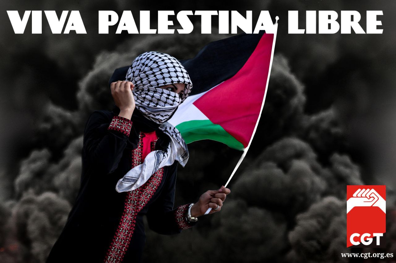 Imagen de CGT condena el atentado de Israel contra el campo de refugiadas de Yenín, Palestina.