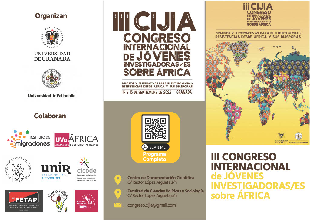Imagen de CGT Fetap en el III Congreso Internacional d Jóvenes Investigadores/as sobre África en la Universidad d Granada