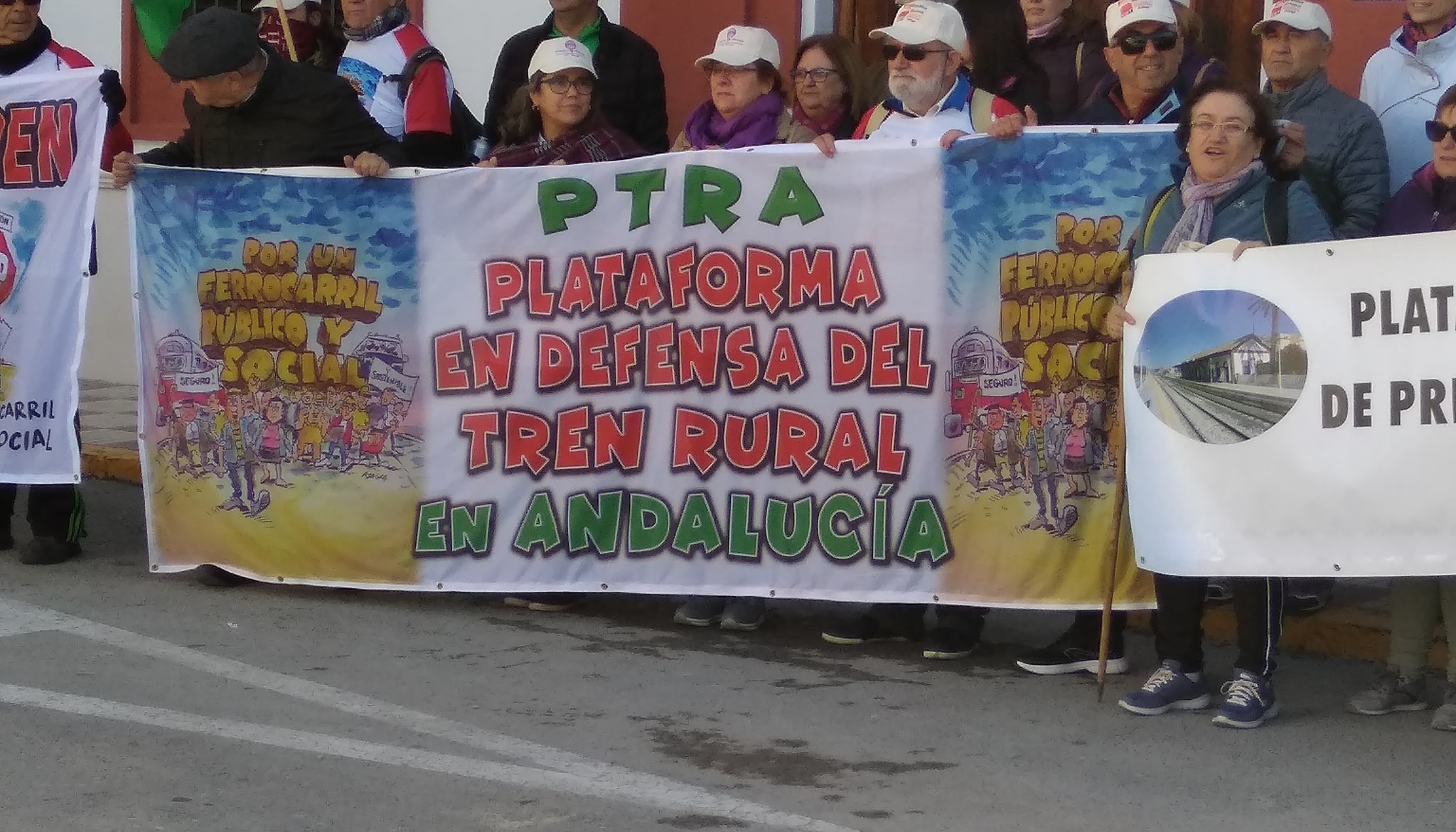 Imagen de La Plataforma en Defensa del Tren Rural en Andalucía (PTRA) presenta su calendario de movilizaciones