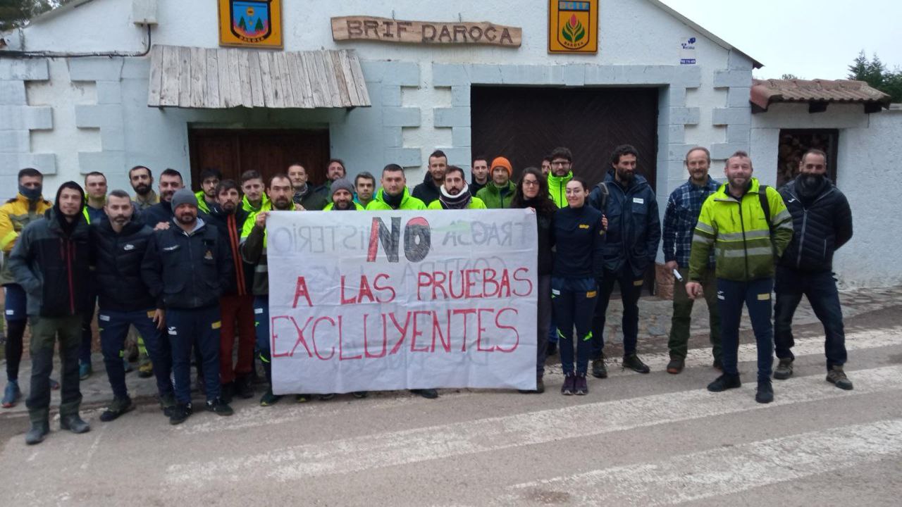 Imagen de ¡NO A LAS PRUEBAS EXCLUYENTES! Comunicado CGT en las Brigadas de Refuerzo en Incendios Forestales con base en Daroca (Zaragoza)