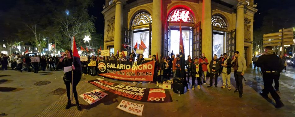 Imagen de Huelga y concentración de CGT en el servicio online de H&M