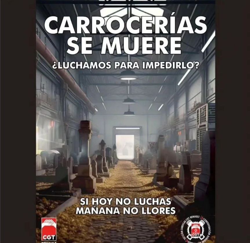 Imagen de CGT consultará a su afiliación y a la plantilla de Carrocerías la convocatoria de paros contra la eliminación del turno de noche en embutición y por la recuperación de la carga de trabajo