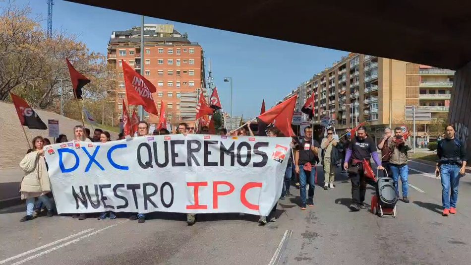 Manifestación huelga ACCENTURE (CGT).