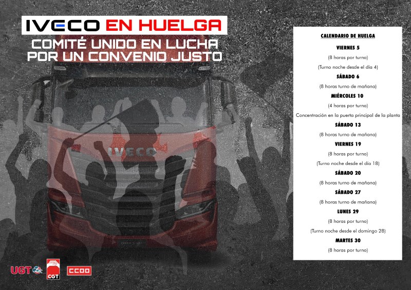 Imagen de CGT convoca huelga en IVECO