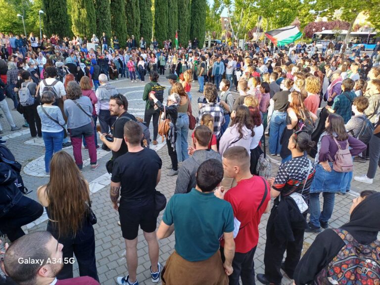 Carta a la Acampada por Palestina Madrid de CGT-Complutense