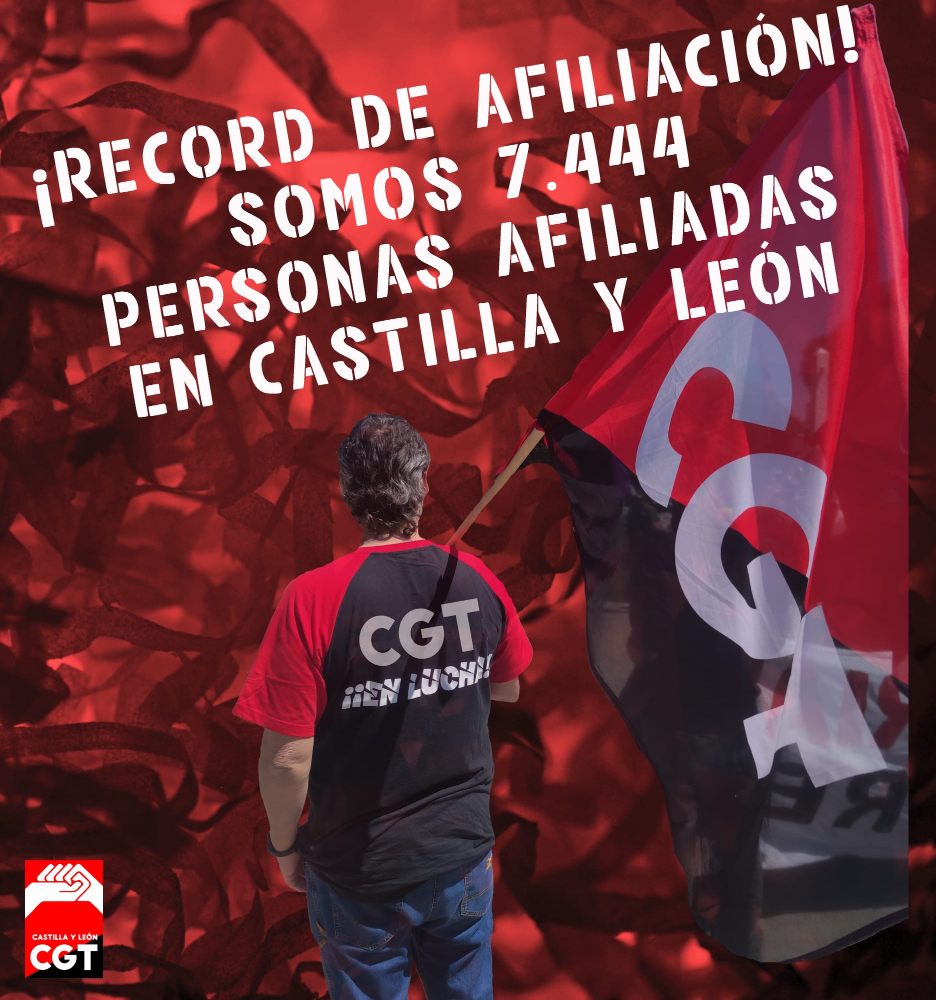 Imagen de ¡Récord de afiliación! Somos 7.444 personas afiliadas en Castilla y León.
