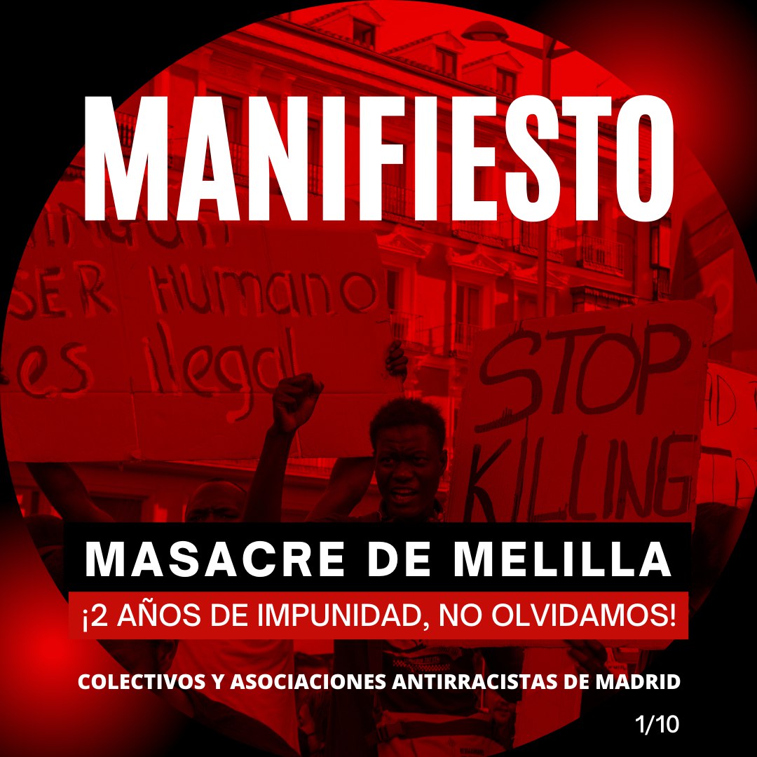 Imagen de Masacre de Melilla: Dos años de impunidad, ¡no olvidamos!