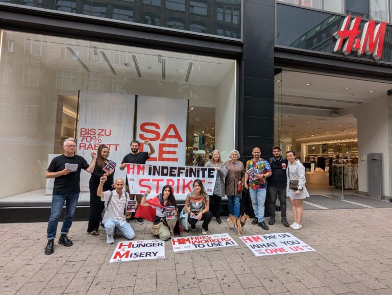 El conflicto laboral de H&M Barcelona llega a Alemania.
