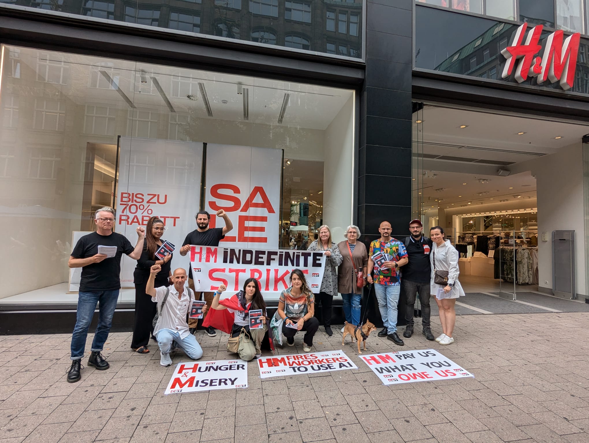 Imagen de El conflicto laboral de H&M Barcelona llega a Alemania.