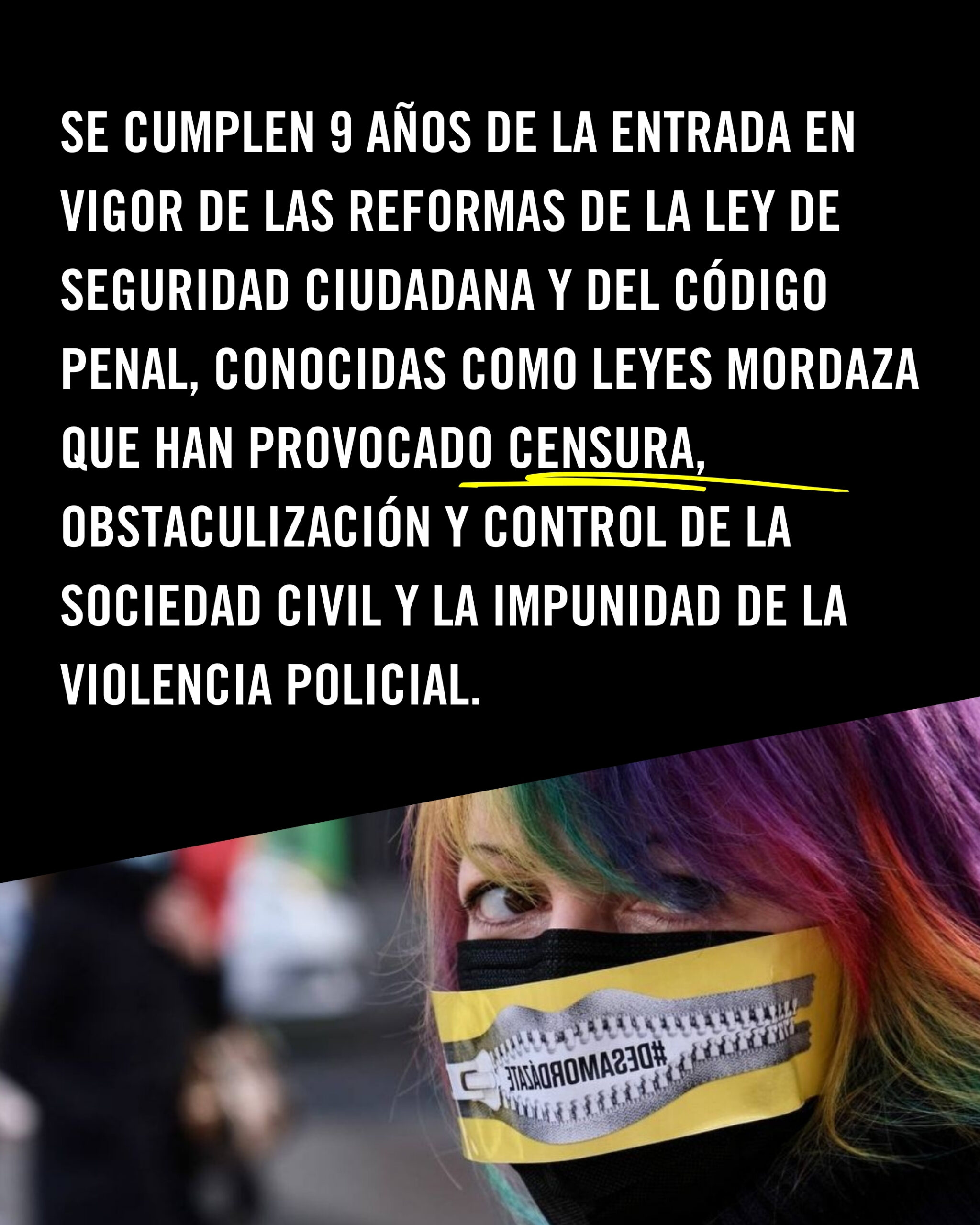 Imagen de Protestar no es terrorismo; es nuestro derecho para alzar la voz.
