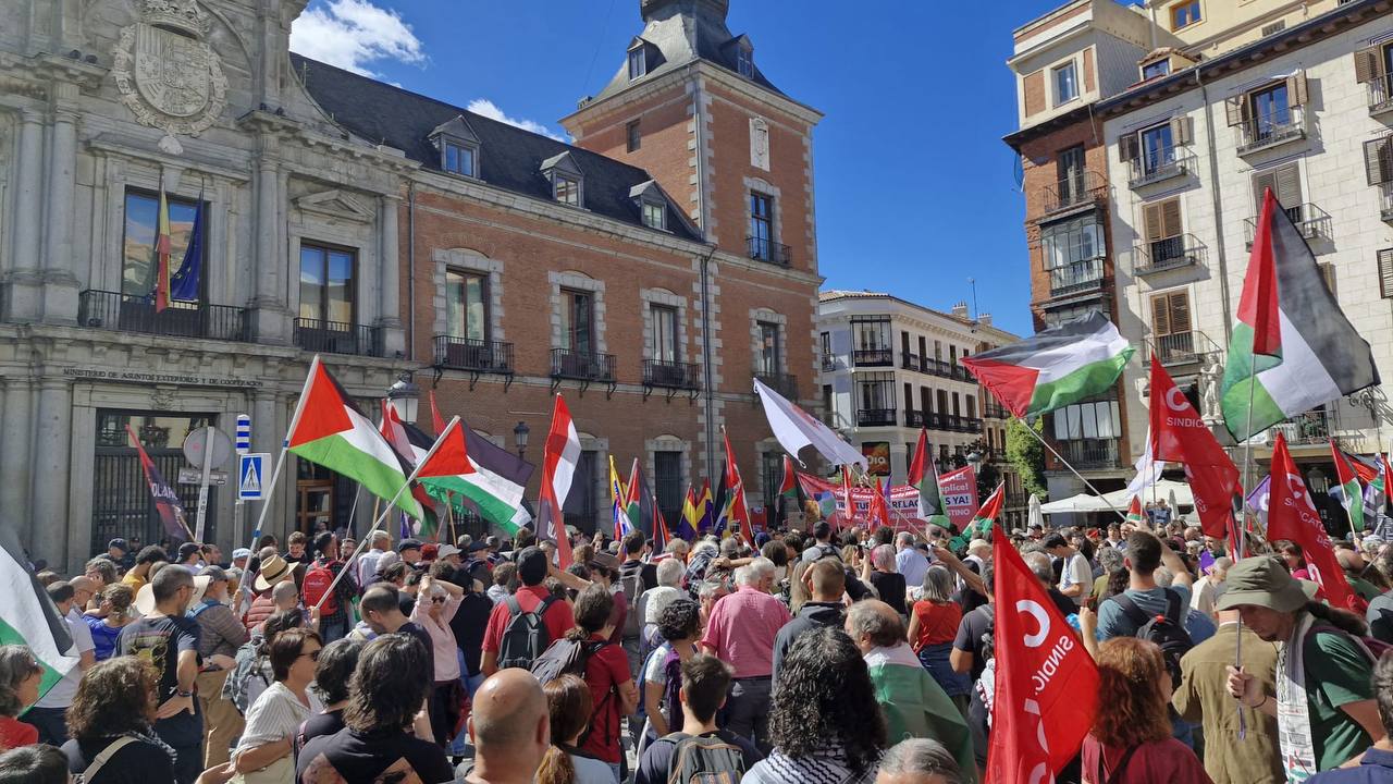 Imagen de CGT exige ante el Ministerio de Asuntos Exteriores el fin de las relaciones con Israel.