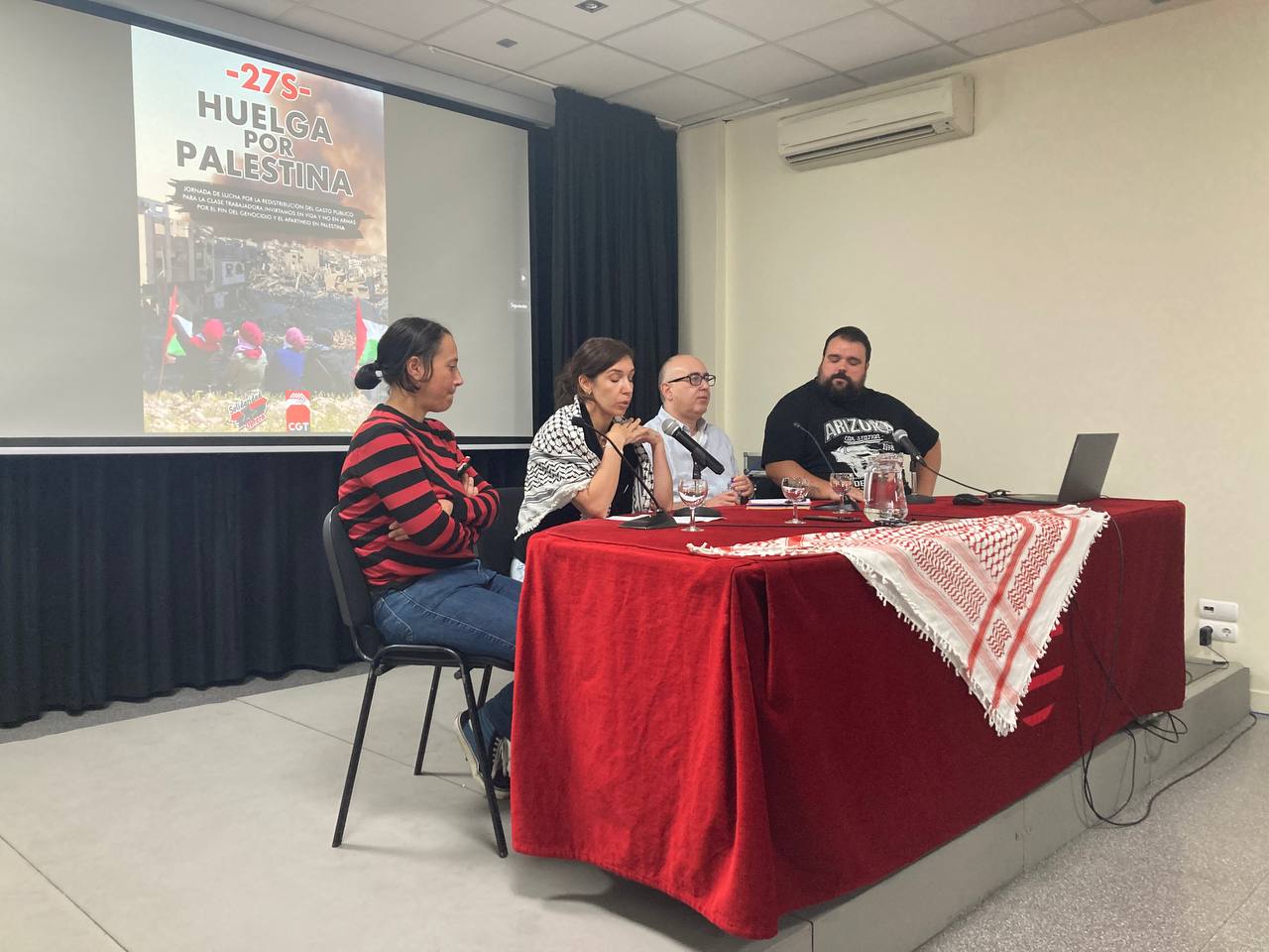 Imagen de Organizaciones y sindicatos convocantes de la Huelga por Palestina coinciden en que la sociedad tiene que parar el 27 de septiembre por humanidad y conciencia de clase