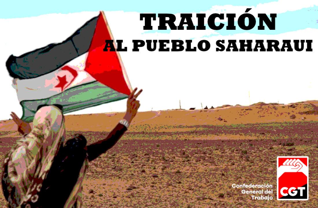 Imagen de CGT denuncia la inhumanidad y la hipocresía del ministro Marlaska, y la complicidad del Gobierno español (PSOE) con Marruecos, al negar el asilo a varios saharauis en huelga de hambre.
