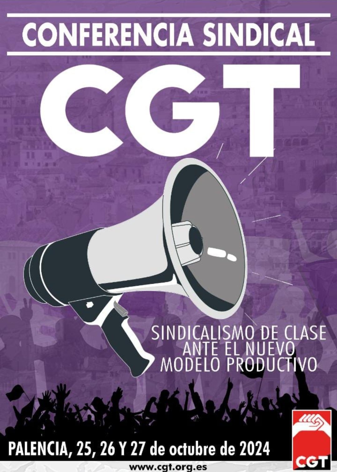 Imagen de CGT organiza en Palencia el 25, 26 y 27 de octubre la Conferencia Sindical para abordar y debatir diferentes retos del sindicalismo de clase.