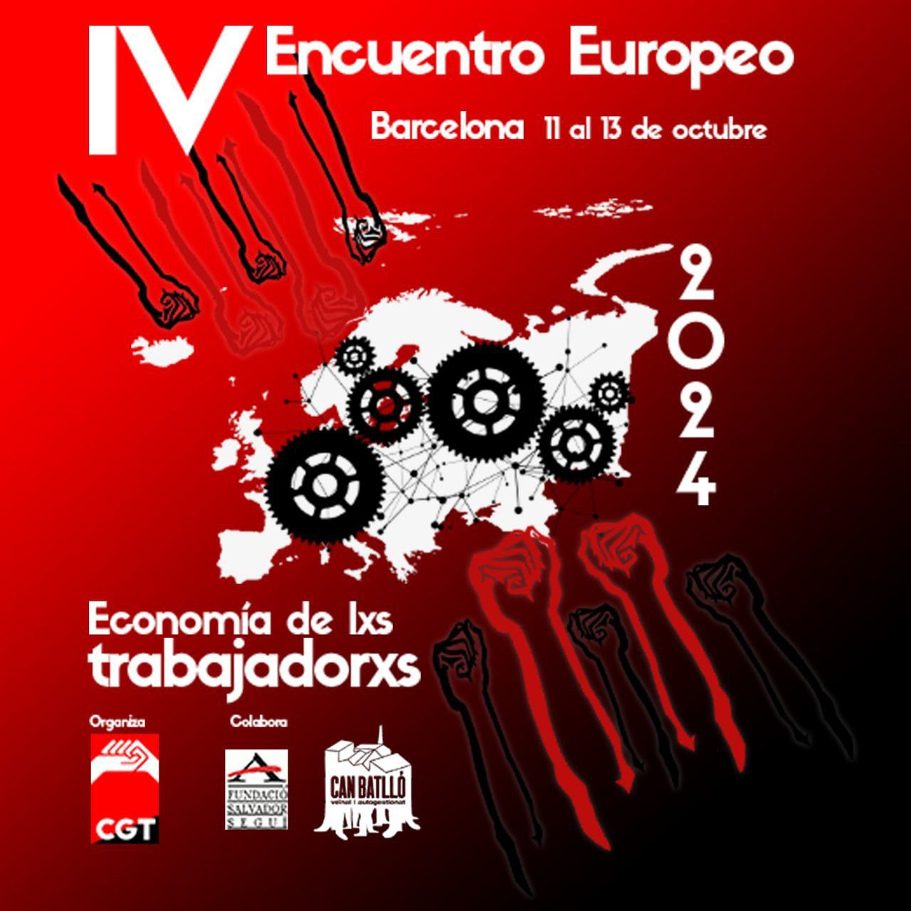 Imagen de CGT organiza un nuevo encuentro europeo de economía de los trabajadores y las trabajadoras en Barcelona.