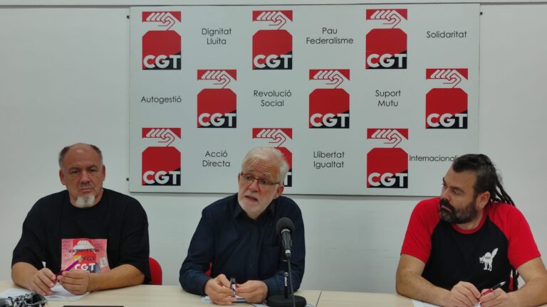 CGT califica la gestión de la DANA por parte de la Generalitat de València de criminal.