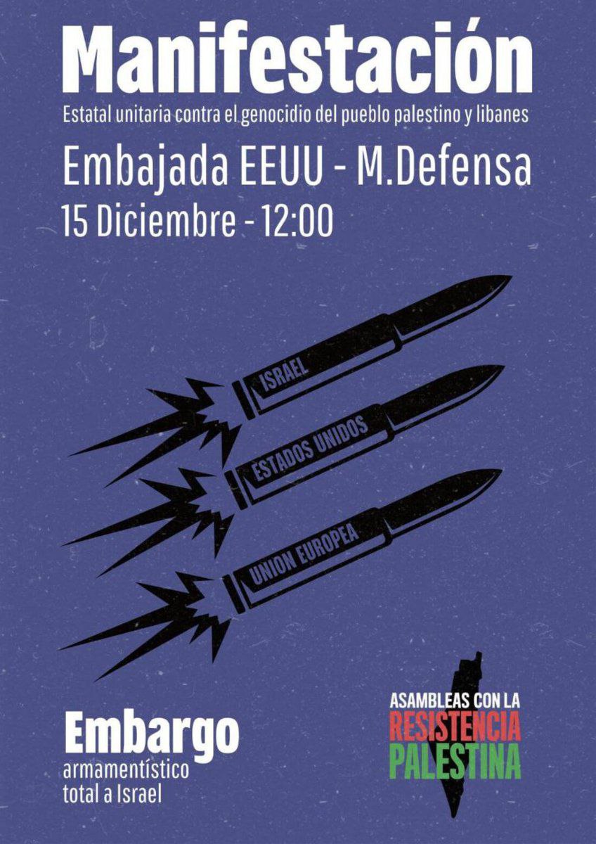Imagen de CGT realiza un llamamiento a la participación masiva en la manifestación estatal convocada por Palestina para este domingo, 15 de diciembre, en Madrid.