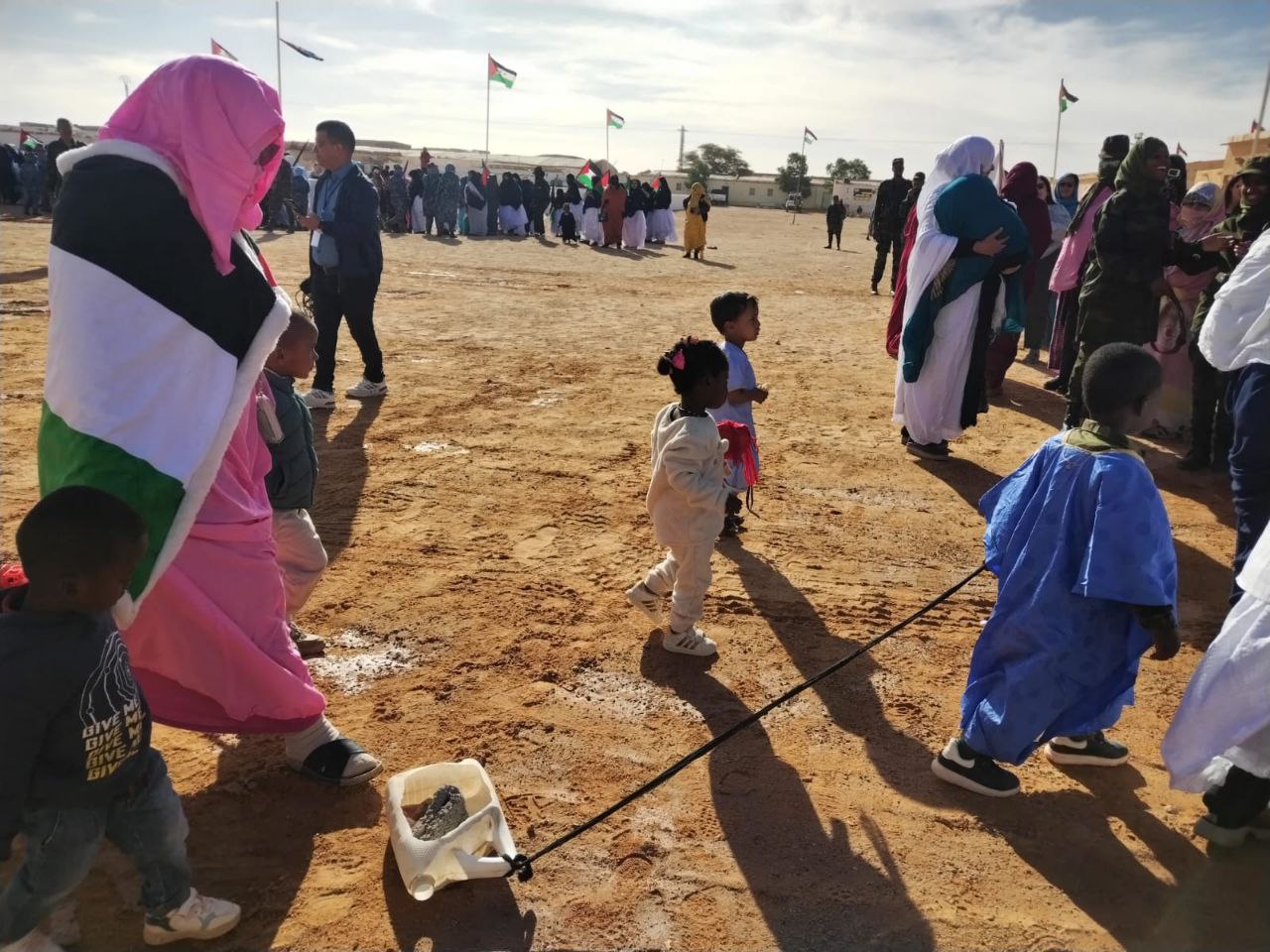 Imagen de CGT visitó el Campamento de Refugiadas Saharauis con motivo del 50 aniversario organizado por la UNMS