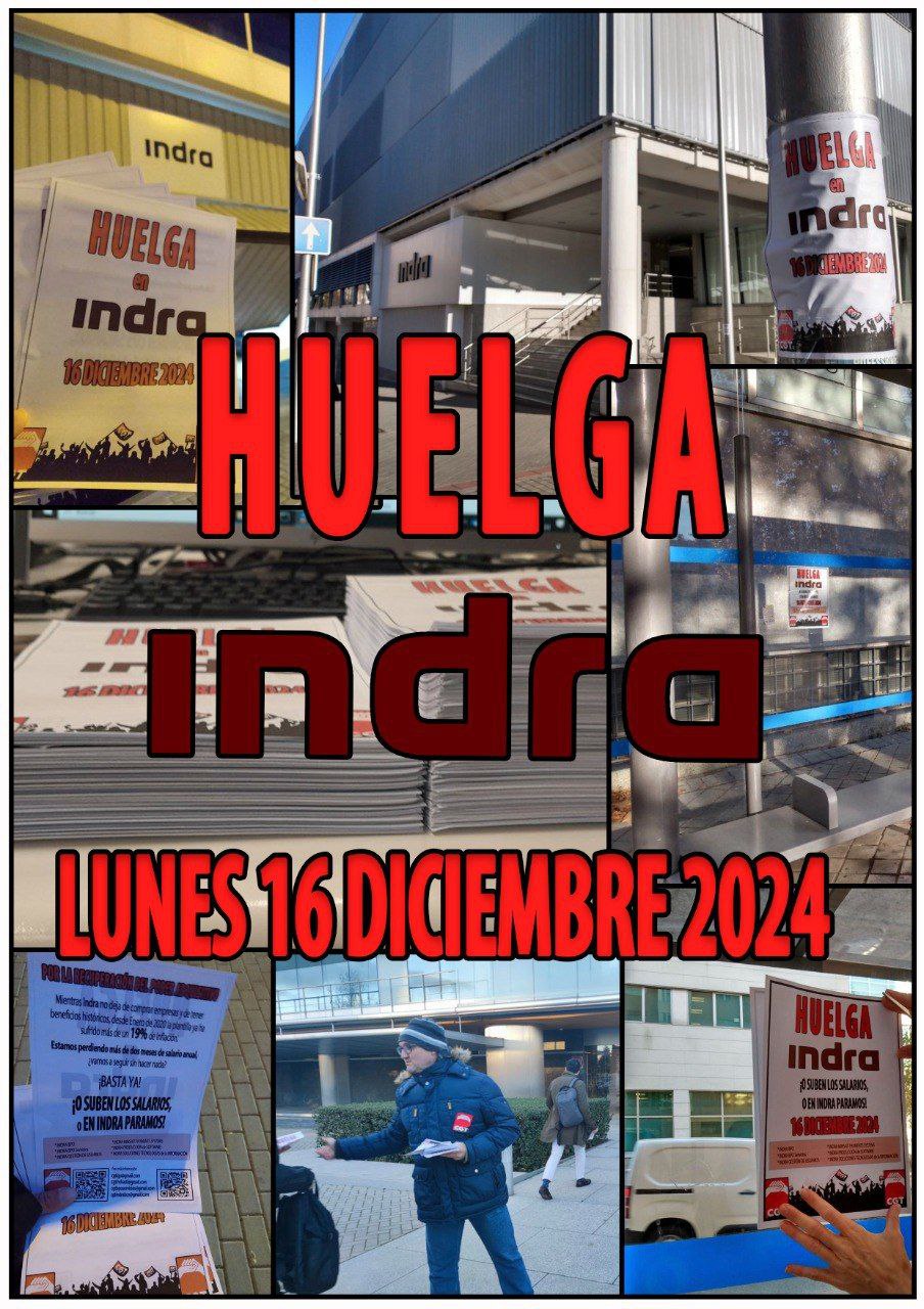 Imagen de 16D: Huelga en Indra por la subida salarial
