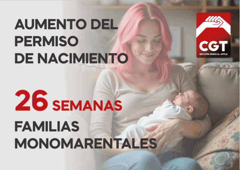 El TC sentencia que las familias monoparentales tendrán hasta 26 semanas de permiso por nacimiento por hijo