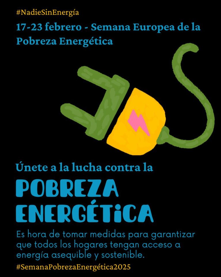 17 al 23 de febrero: Semana europea contra la pobreza energética